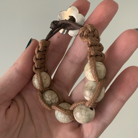 Vintage Shell Tropical Rope Bracelet Adult one size - Picture 2 of 13